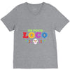 loco coco skul V-Neck Tee