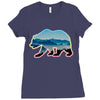 wild bear Ladies Fitted T-Shirt