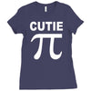 cutie pi t shirt medium funny nerdy geeky math sex humor cute awesome Ladies Fitted T-Shirt