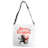 merry krampus Adjustable Strap Totes