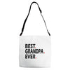 best grandpa ever Adjustable Strap Totes