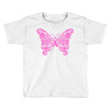 breast cancer butterfly Toddler T-shirt