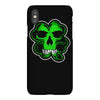 celtic green clover skull patch, irish biker patches iPhoneX