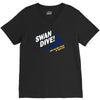 swan dive V-Neck Tee