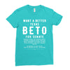 want a better texas Ladies Fitted T-Shirt
