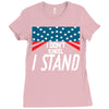 I Don't Kneel Ladies Fitted T-Shirt