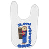 sloth loves chunk Baby Bibs