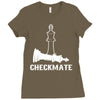 CheckMate, Chess Pawn,Chess Lover Ladies Fitted T-Shirt