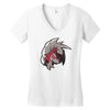lycanroc (midnight) Women's V-Neck T-Shirt