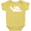 android waving sticker vinyl decal logo car truck window droid cell ph Baby Onesie