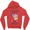 trashy and sassy Zipper Hoodie