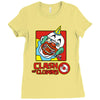 clash of clowns Ladies Fitted T-Shirt