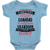 Super Cool Grandad Of A Freaking Awesome Grandson Baby Onesie