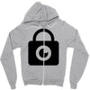 padlock eye Zipper Hoodie