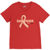 Survivor Of Uterine Cancer V-Neck Tee