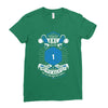 Natural 1   Orc Blue Edition Ladies Fitted T-Shirt