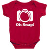 oh snap camera Baby Bodysuit