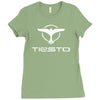 tiesto bird logo Ladies Fitted T-Shirt