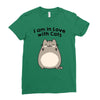 i am in love with cats Ladies Fitted T-Shirt