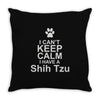 pets shih tzu Throw Pillow