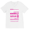 quens are born in february V-Neck Tee