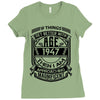 Things Better 1947 Age Approach Magnificent Ladies Fitted T-Shirt