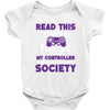gamer pc controller game funny slogan Baby Bodysuit