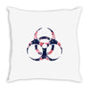 floral hazard Throw Pillow