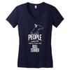 The More People I Meet The More I Love My Bull Terrier Gifts Women's V-Neck T-Shirt