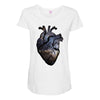 galaxy heart Maternity Scoop Neck T-shirt