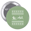 ugly santa claus Pin-back button