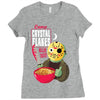camp crystal flakes Ladies Fitted T-Shirt