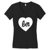 little mix logo heart Women's V-Neck T-Shirt