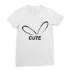 cute Ladies Fitted T-Shirt