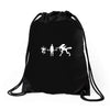 alien arith metic Drawstring Bags