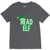 christmas head elf V-Neck Tee