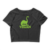 vegan dinosaur best trending Crop Top