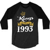 kings are born in 1993 3/4 Sleeve Shirt