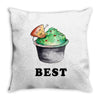 Best Friends Tacos Throw Pillow