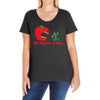an apple a day Ladies Curvy T-Shirt