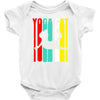 yoga cat Baby Bodysuit
