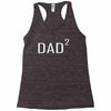 dad squared Racerback Tank