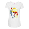 seduced by the dark side Maternity Scoop Neck T-shirt