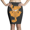 garfield scratching, ideal gift or birthday present funny Pencil Skirts
