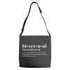 Bisexual Dictionary Adjustable Strap Totes