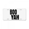 boo yah License Plate