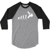 moto cross free style evolution cool 3/4 Sleeve Shirt
