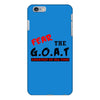 the goat white t shirt greatest of all time basketball baseball footba iPhone 6/6s Plus Case