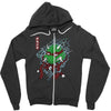 red oni ninja Zipper Hoodie