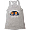 pondering life's biggest mysteries Racerback Tank
